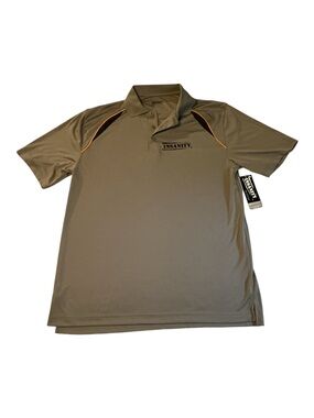 Men's Olive Green Performance Polo